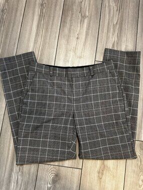Banana Republic Avery Plaid Ankle Pants Size 2 Work Career Office